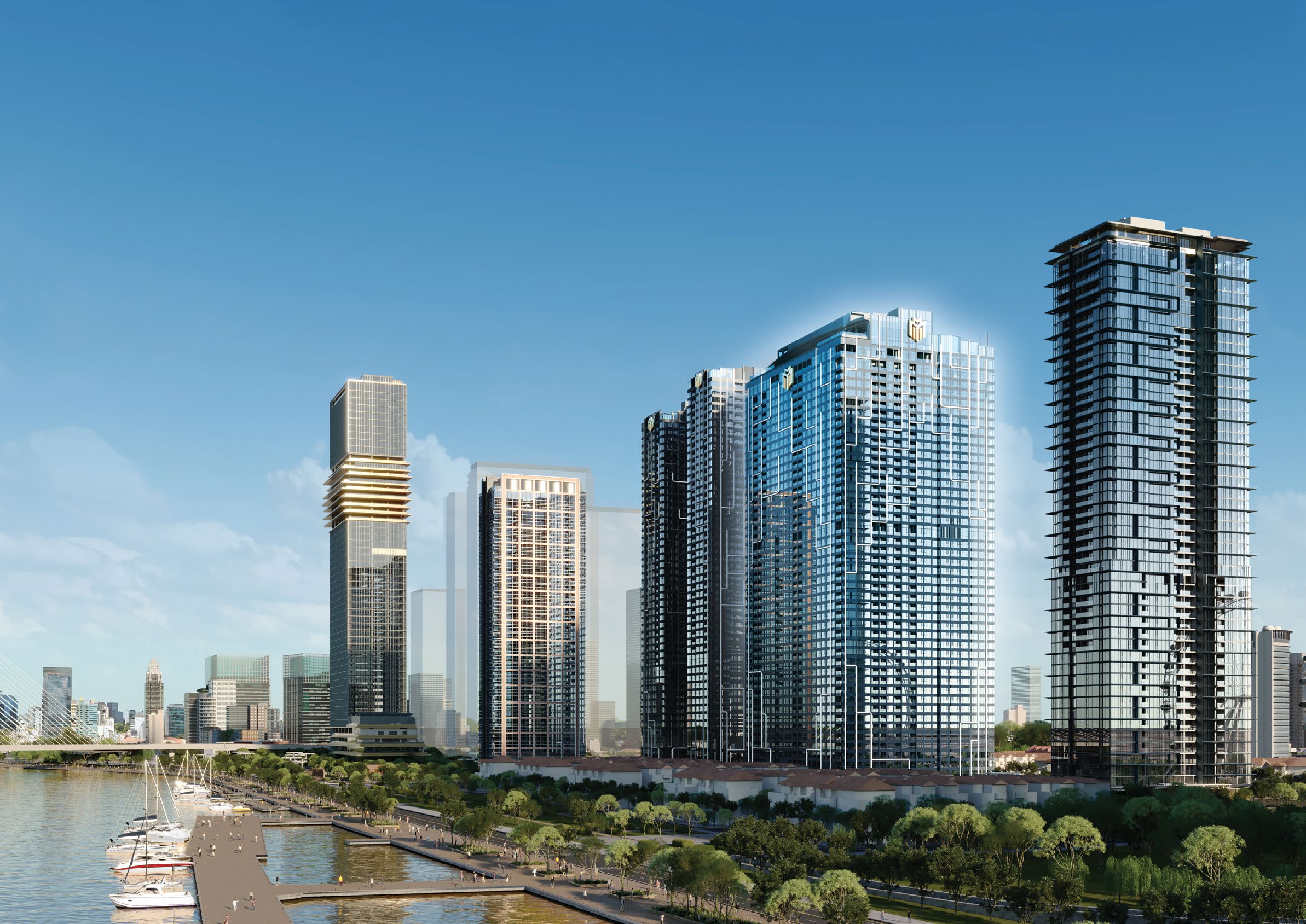 Grand Marina Saigon — Marriott Branded Residences. Ảnh: hồ sơ dự án NAC