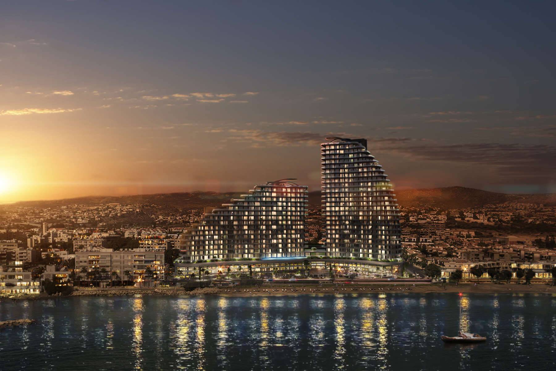Limassol Del Mar — Leptos Estates, Beachfront Penthouse (Cyprus RBI). Ảnh: hồ sơ dự án NAC