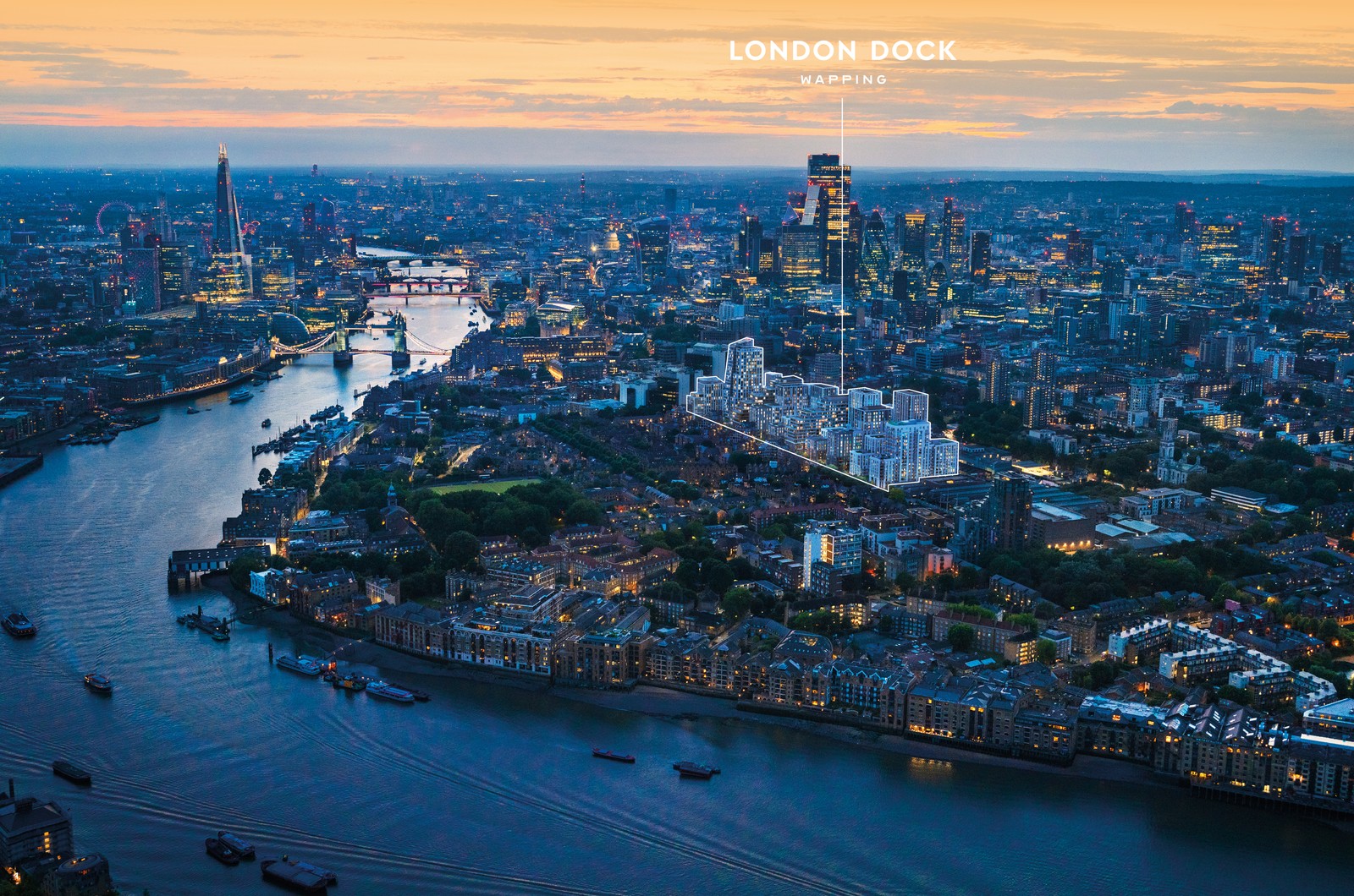 London Dock —  Jade Wharf (UK RBI). Ảnh: hồ sơ dự án NAC